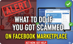 What to do if scammed Facebook…